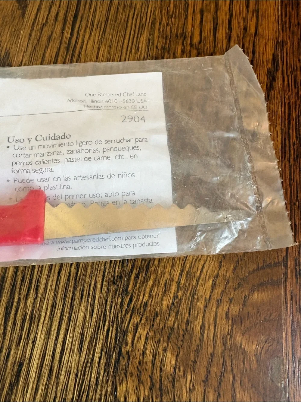 The Pampered Chef My Safe Cutter Kid’s Knife Safety #2904